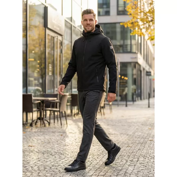 Férfi softshell dzseki ALTISPORT NEWET FEKETE 