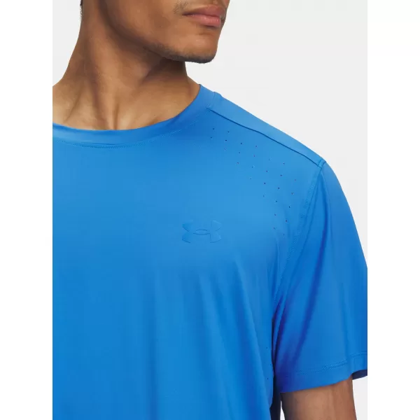  Férfi póló UNDER ARMOUR UA LAUNCH ELITE SHORTSLEEVE 1389802-402 KÉK 