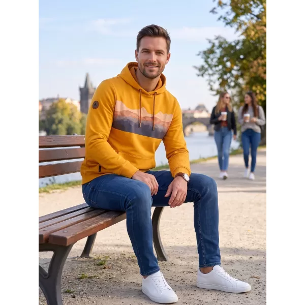  Férfi pulóver ALTISPORT GORO MUSTÁR 