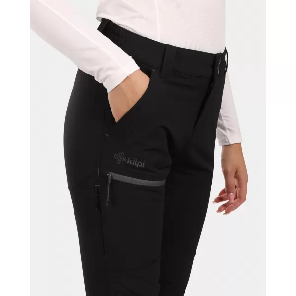 Női softshell nadrág KILPI VILLAIN-W ZL0411KI FEKETE 