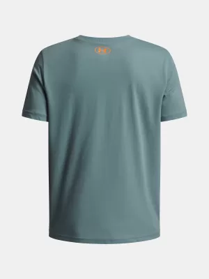 Fiú póló UNDER ARMOUR UA OVERLAY WM SS 6005069-323 ZÖLD