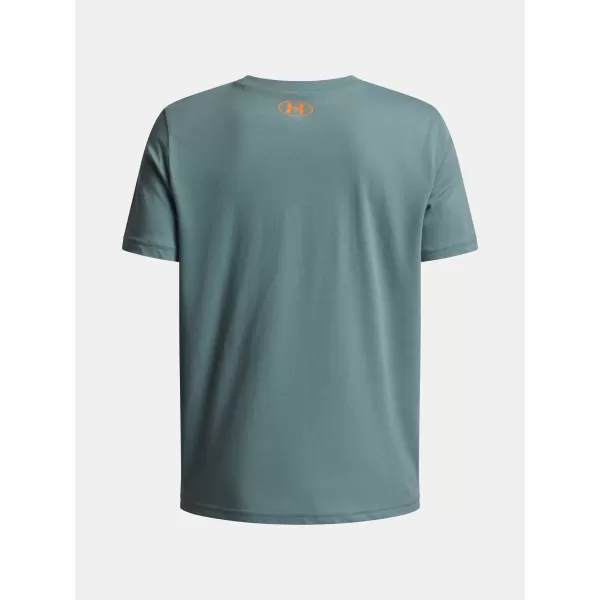 Fiú póló UNDER ARMOUR UA OVERLAY WM SS 6005069-323 ZÖLD 