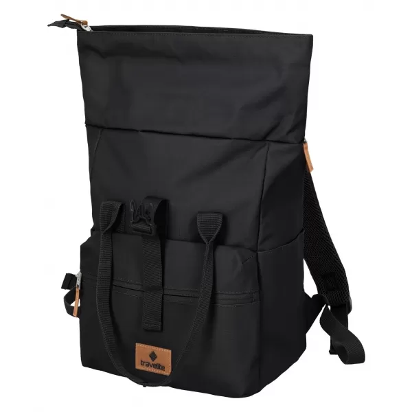  Hátizsák TRAVELITE BASICS SHORT HANDLE ROLL-UP FEKETE 