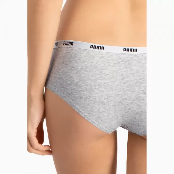  Bugyi PUMA WOMEN HIPSTER 2P PACK 90785205 SZÜRKE/SZÜRKE 