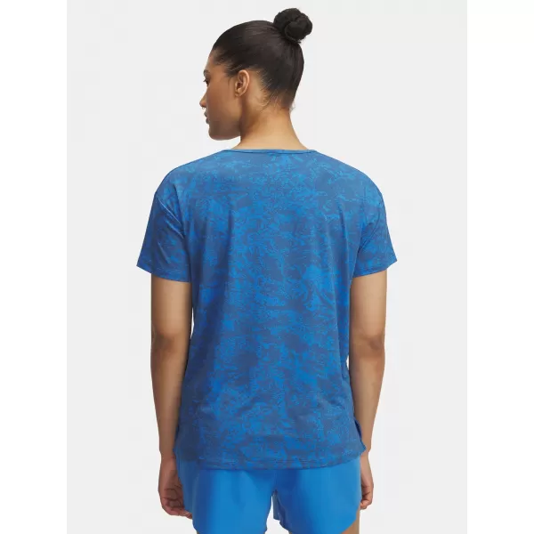  Női póló UNDER ARMOUR VANISH ENERGY SS 2.0 PRINT 1389222-402 KÉK 