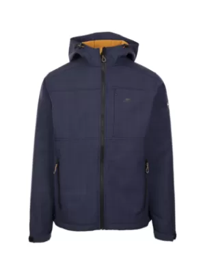 Férfi softshell kabát TRESPASS PIBER TENGERÉSZ MÁRGA
