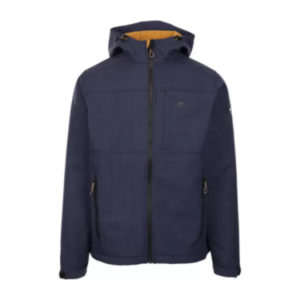  Férfi softshell kabát TRESPASS PIBER TENGERÉSZ MÁRGA 