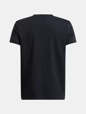Fiú póló UNDER ARMOUR UA B ICON TAPED SS 6001583-001 FEKETE