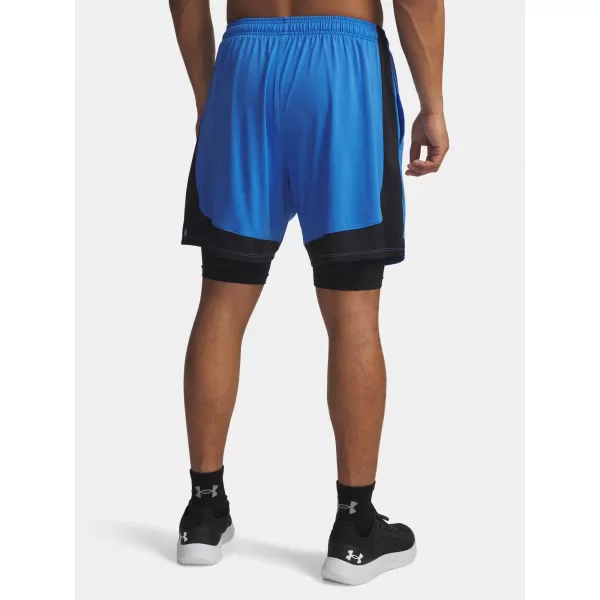  Férfi rövidnadrág UNDER ARMOUR UA TECH VENT 2IN1 SHORT KÉK 