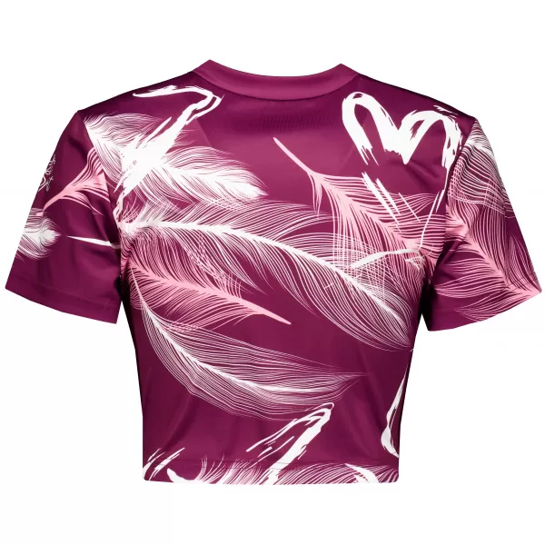  Női prémium crop top ALTISPORT VOJ/ALW001TR07 FUCHSIOVÁ FUKSZIA 
