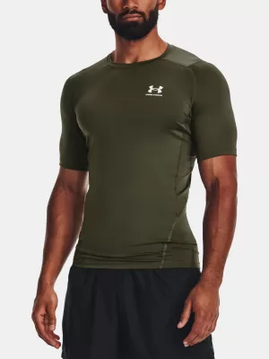 Férfi póló UNDER ARMOUR UA HG ARMOUR COMP SS 1361518-390 ZÖLD