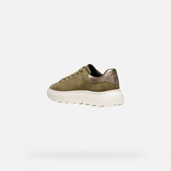  Női tornacipő GEOX SPHERICA EC4.1 G009311 KHAKI 