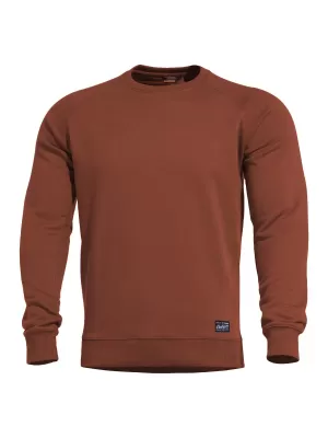 Pulóver PENTAGON HAWK SWEATER BLANK K09019 BARNA VÖRÖS