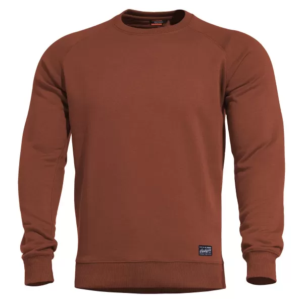  Pulóver PENTAGON HAWK SWEATER BLANK K09019 BARNA VÖRÖS 