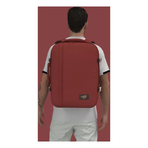  Hátizsák CABINZERO CLASSIC 44L VÖRÖS SANGRIA 