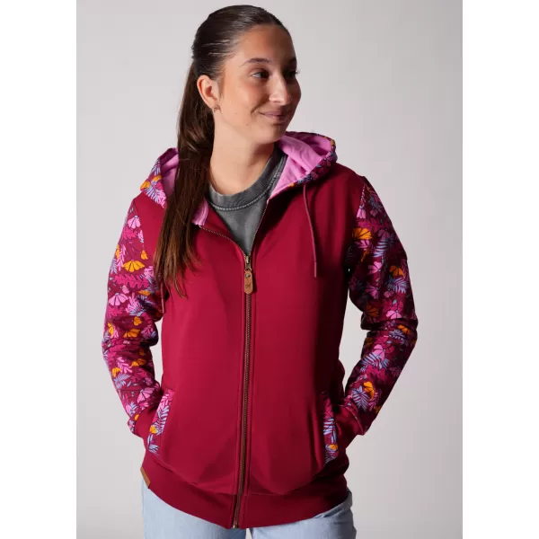  Női pulóver ALTISPORT GALAH BURGUNDIA 