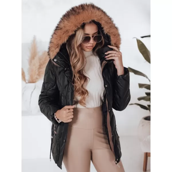  Női kabát DSTREET TY4723 FEKETE 