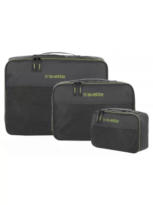 Csomagolás TRAVELITE PACKING CUBES S,M,L ANTRACIT