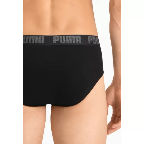  Férfi rövidnadrág PUMA BASIC BRIEF 2P 88910006 FEKETE/FEKETE 