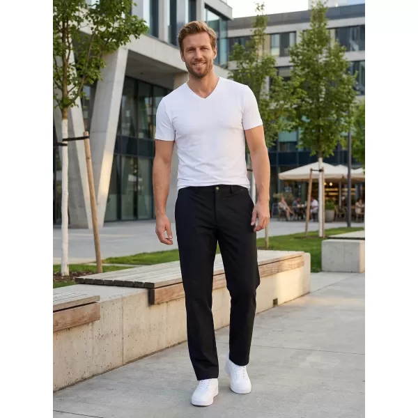  Férfi nadrág ALTISPORT ATS TROUSER CLASSIC-FIT FEKETE 