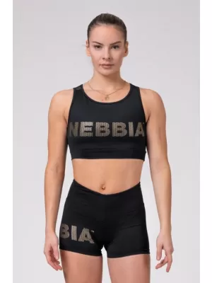 Gold Mesh mini felső 830 BLACK Nebbia