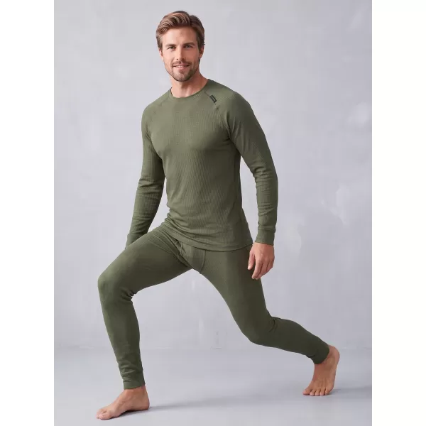  Férfi termoszett ALTISPORT GAIN KHAKI/FEKETE 