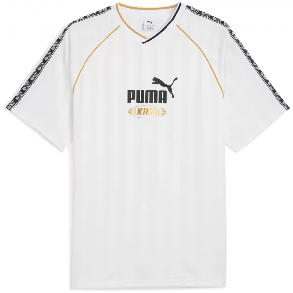  Férfi mez PUMA KING RELAXED FOOTBALL JERSEY 63256302 PUMA FEHÉR 