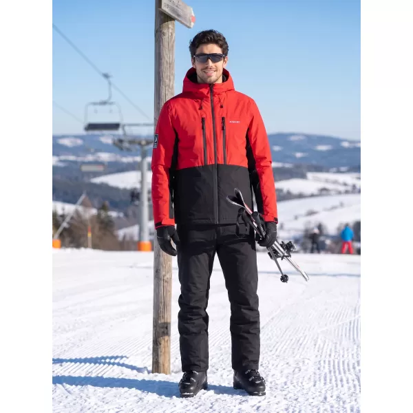  Férfi téli kabát ALTISPORT GALLANT PIROS 