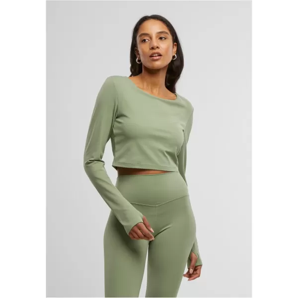  Női póló URBAN CLASSICS TB7807 MATCHA ZÖLD 