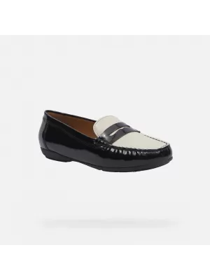Női mokaszinok GEOX ANNYTAH MOC G000633 FEKETE