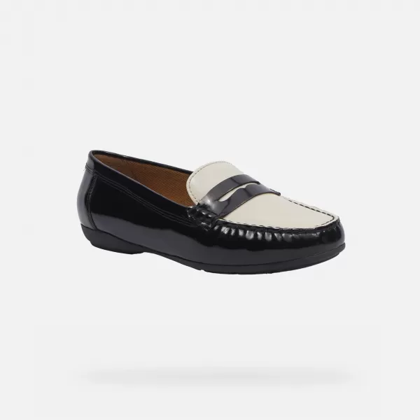  Női mokaszinok GEOX ANNYTAH MOC G000633 FEKETE 