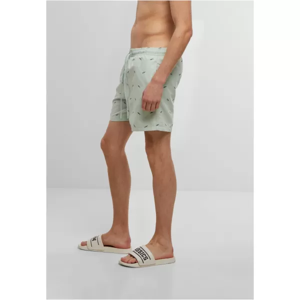  Fürdési rövidnadrág URBAN CLASSICS TB2680 FROT MENTA/VINTAGE BLUE 