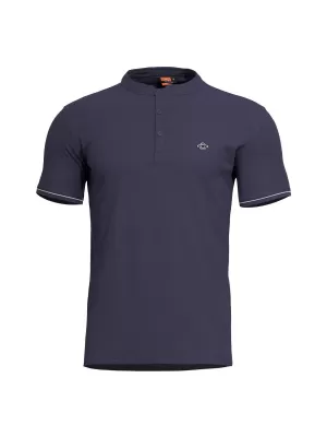 póló PENTAGON LEVANTES HENLEY T-SHIRT STRIPES K09025 SÖTÉTKÉK