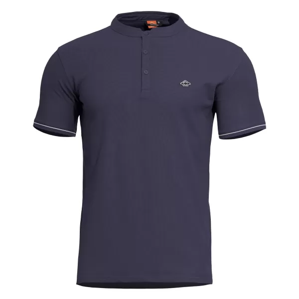  póló PENTAGON LEVANTES HENLEY T-SHIRT STRIPES K09025 SÖTÉTKÉK 