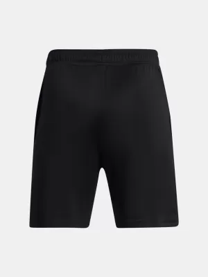 Fiú rövidnadrág UNDER ARMOUR UA TECH LOGO SHORTS 1383333-001 FEKETE