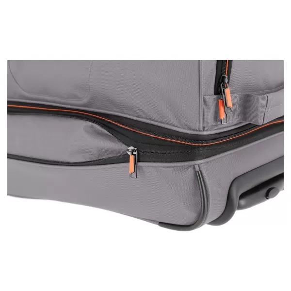  Táska TRAVELITE BASICS WHEELED DUFFLE S SZÜRKE/NARANCS 