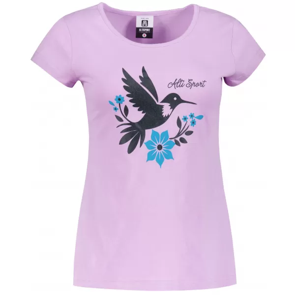  Női T -póló rövid ujjú ALTISPORT ALW192122 ORCHIDEA 