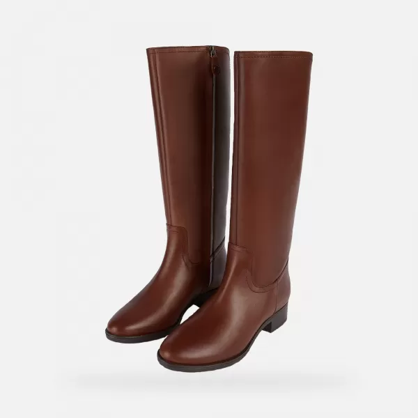  Női csizma GEOX FELICITY G004073 BARNA 