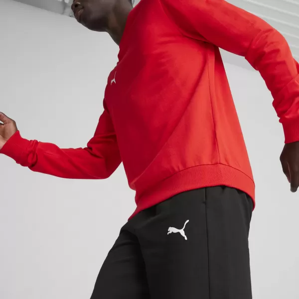  Férfi pulóver PUMA TEAMGOAL CASUALS CREW NECK S 658592_01 PUMA PIROS/PUMA FEHÉR 