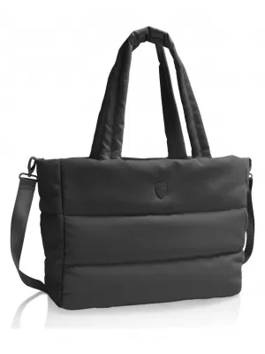 Táska HEYS PUFFER TOTE BAG FEKETE