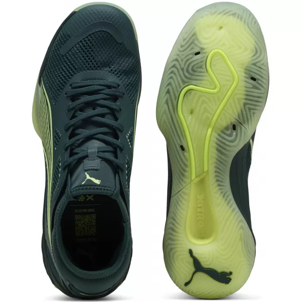  Férfi cipő PUMA ELIMINATE NITRO SQD 4 10843801 ZÖLD/POHÁR/FEHÉR/EZÜST 