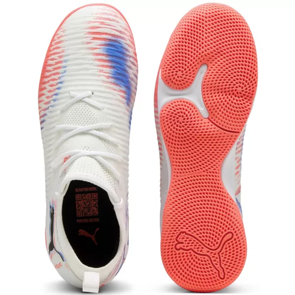  Futballcipők PUMA FUTURE 8 MATCH IT + MID JR 10861701 WHITE/ FEHÉR/PUMA FEKETE/VILÁGÍTÓ VÖRÖS 