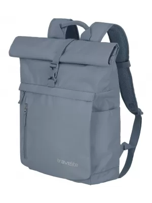Hátizsák TRAVELITE BASICS ROLL-UP BACKPACK FÜST KÉK