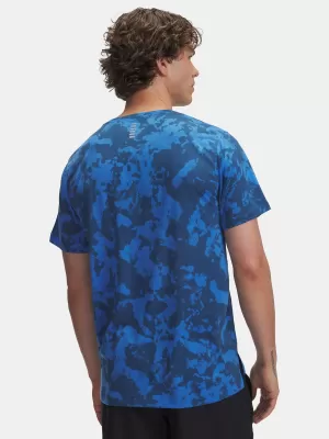 Férfi póló UNDER ARMOUR UA LAUNCH PRINTED SS KÉK