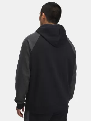 Férfi pulóver UNDER ARMOUR RIVAL FLC CB HOOD FEKETE