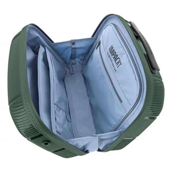  Bőrönd IMPACKT IP1 BEAUTY CASE MÉLYTENGERI ZÖLD 