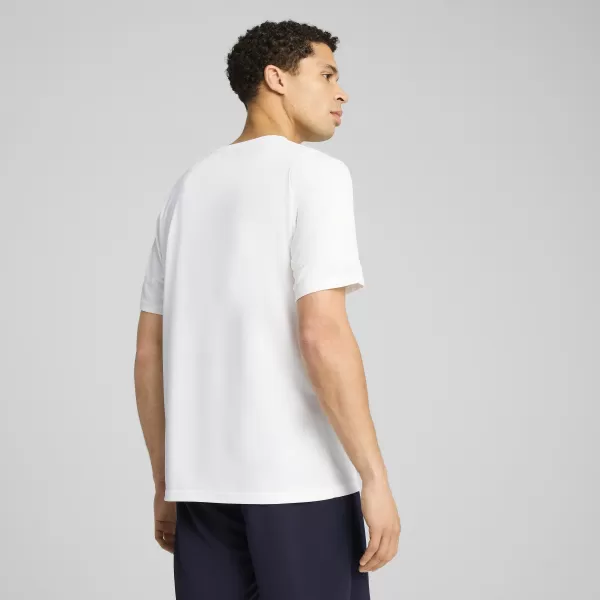  Férfi mez PUMA TEAMCUP TRAINING JERSEY 659167_04 PUMA FEHÉR/PUMA EZÜST 
