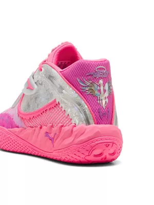 Férfi cipő PUMA MB.05 WORLD TOUR 31212901 NAPSÜTÉS/TISZTA BÍBORVÖRÖS