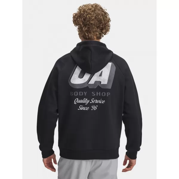  Férfi pulóver UNDER ARMOUR UA RIVAL FLEECE HBR LOGO HD 6003955-001 FEKETE 
