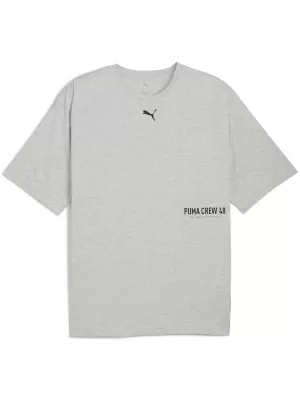 Férfi póló PUMA M GRAPHIC OVERSIZE TEE 52762604 VILÁGOSSZÜRKE HANGA